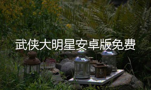 武侠大明星安卓版免费