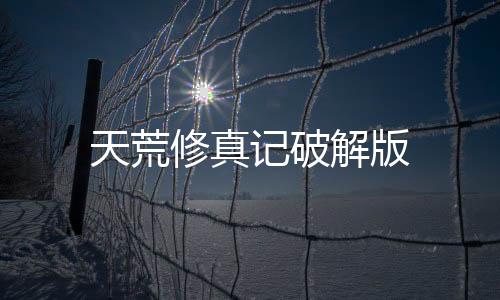 天荒修真记破解版