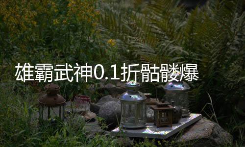 雄霸武神0.1折骷髅爆爽打金